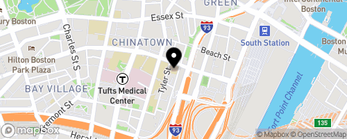 Map of Greater Boston Chinese Golden Age Center