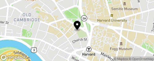 Map of Harvard Square Churches Meal Program