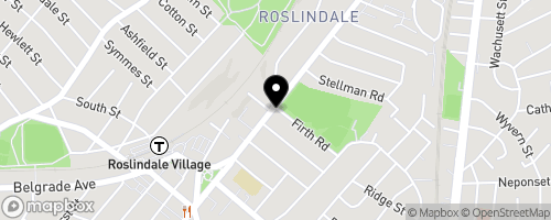 Map of Roslindale Community Fridge