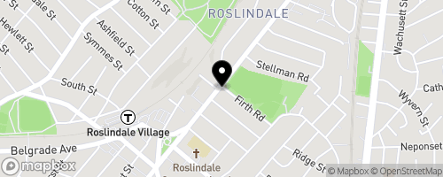 Map of Roslindale Community Fridge