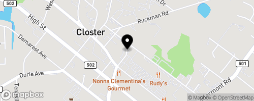Map of Closter Food Pantry