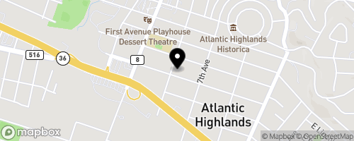 Map of Atlantic Highlands UMC Food Pantry