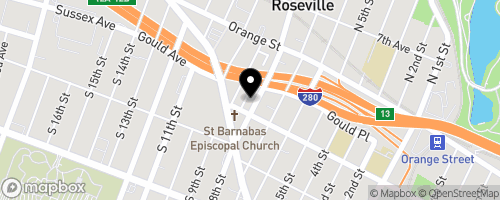 Map of Roseville Presbyterian Church